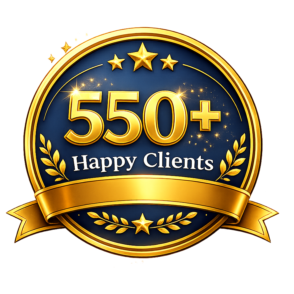 550 Plus Happy Clients Webomatic Ahmedabad