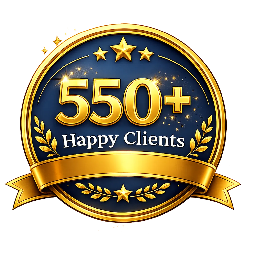 550 Plus Happy Clients Webomatic Ahmedabad
