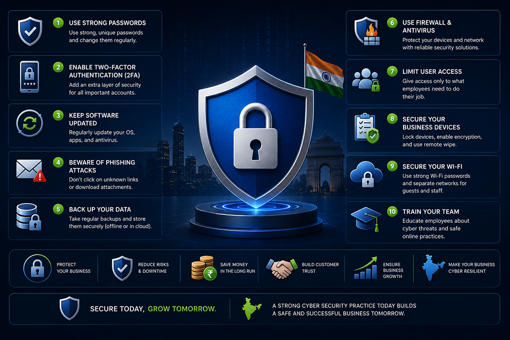 Top Cyber Security Practices Every Business Owner in India Should Follow Webomatic