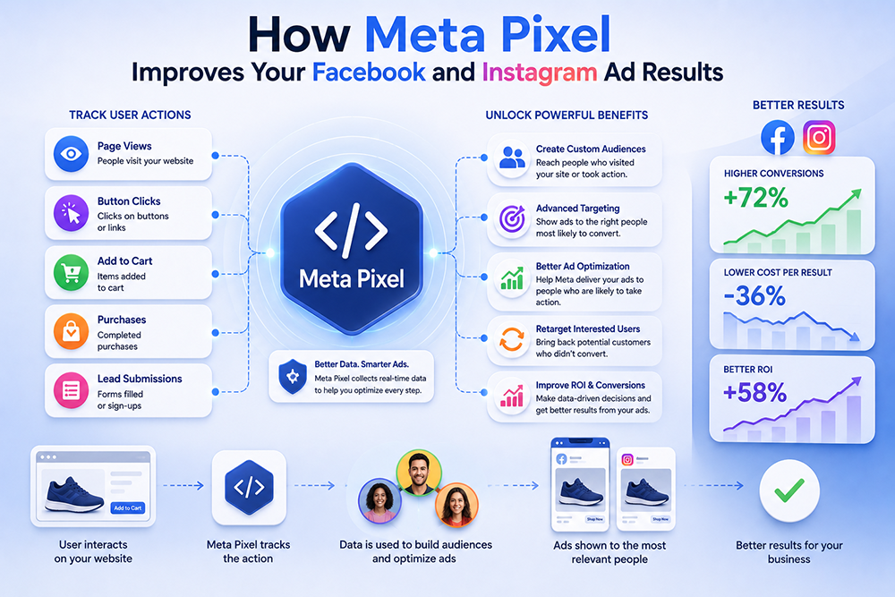 How Meta Pixel Improves Your Facebook and Instagram Ad Results Webomatic